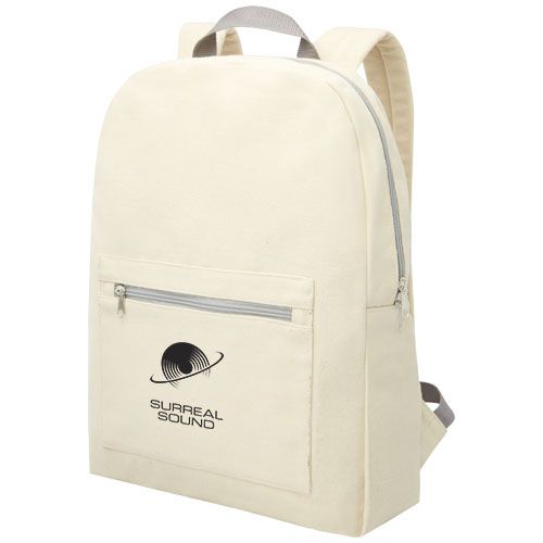 mochila de poliéster y algodón reciclado de 450 g/m² 10l pheebs burgundy/blanco vista1
