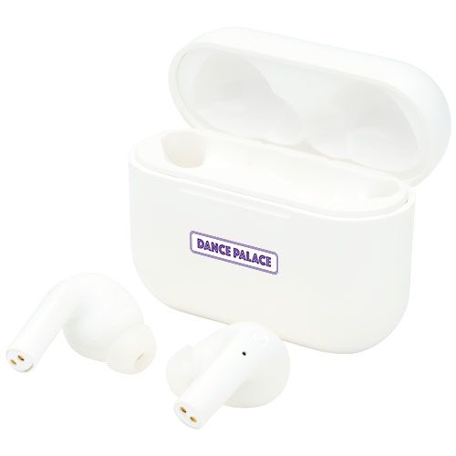 auriculares con emparejamiento automático true wireless braavos 2 burgundy/blanco vista1