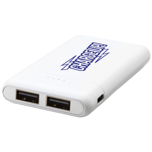 batería externa de alta densidad de 5000 mah odyssey burgundy/blanco vista1