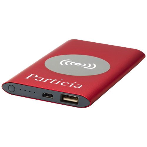 batería externa inalámbrica de 4000 mah juice burgundy/blanco vista1