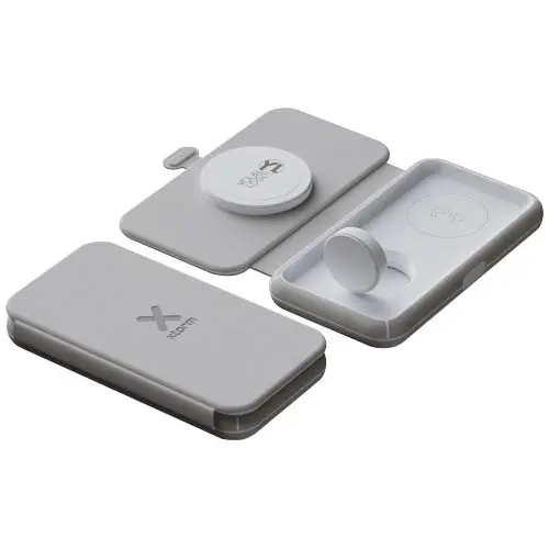 Cargador de viaje inalámbrico 3 en 1 plegable de 15 W