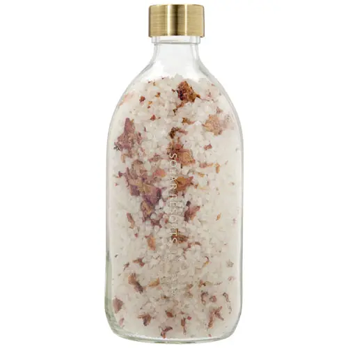 Sal de baño de 500 ml con fragancia de rosas 