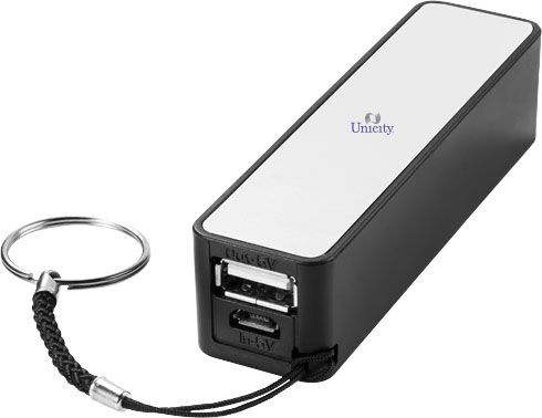batería externa de 2000 mah jive burgundy/blanco vista1