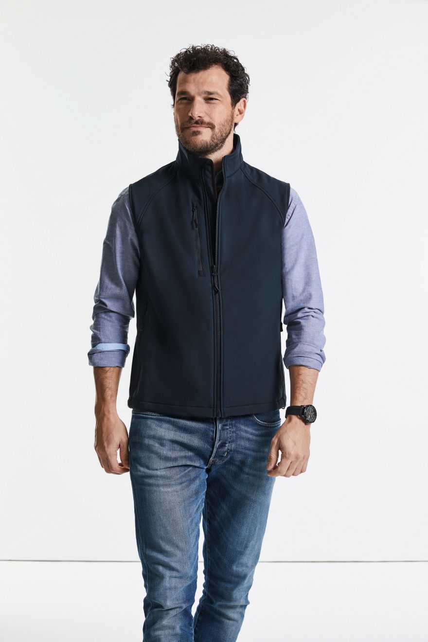 Chaleco Softshell hombre Sin mangas