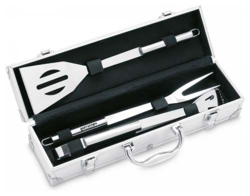 Barbacoa asador set de barbacoa asador. 3 pzas de metal para personalizar vista 1