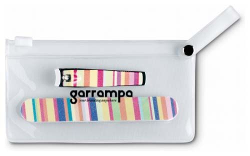 Manicura arme set de manicura en bolsa de pvc con impresión vista 1
