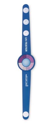 Relojes pulsera uv de pvc con impresión vista 1