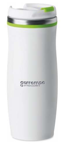 Taza termo white de metal vista 1