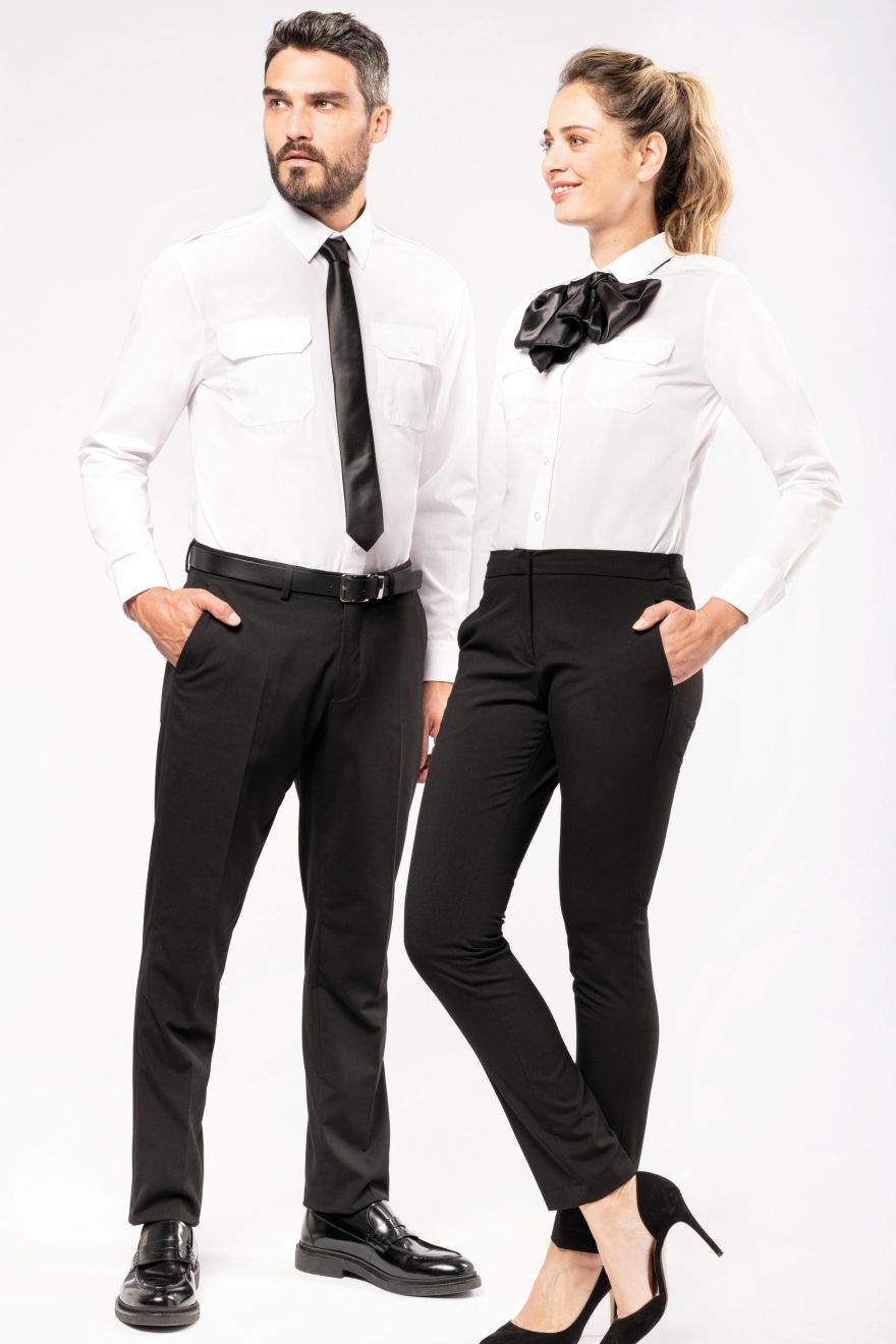 Camisa Popelina Algodón 65% Botones Puños Ajustables