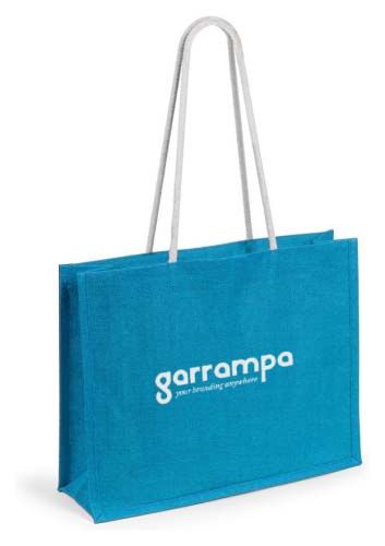 Bolsas compra hintol de yute con publicidad vista 1