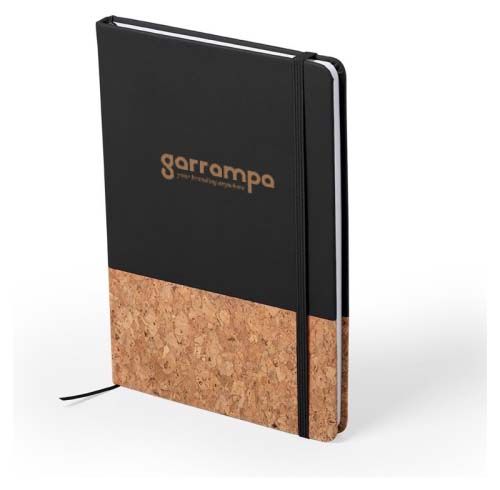 Libretas con banda elastica bluster de corcho ecológico para personalizar vista 1