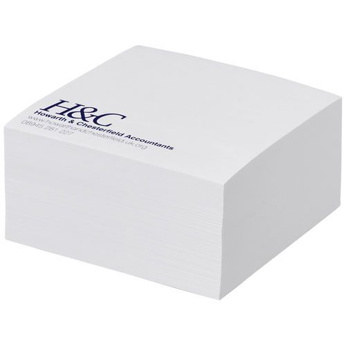 taco de notas 3b block-mate® 85x85 burgundy/blanco vista1