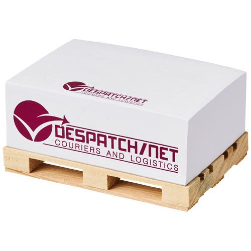 taco de notas pallet 2b block-mate® 120x80 burgundy/blanco vista1