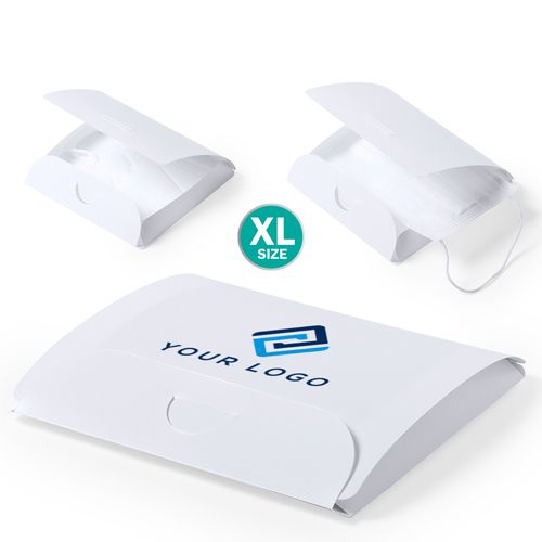 Seguridad covid portamascarillas xl liven de plástico con impresión vista 10