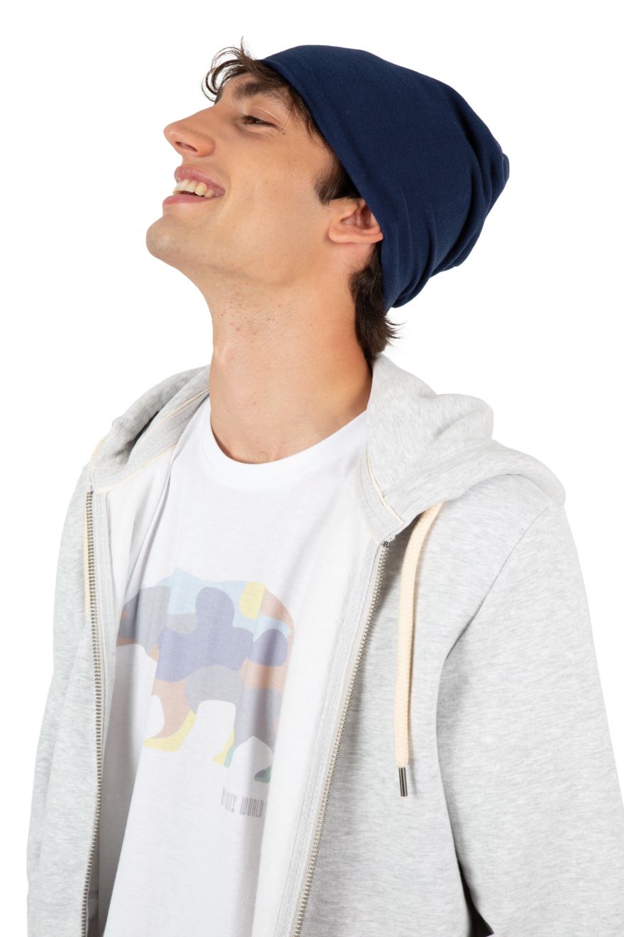 Gorro Poliéster/Elastano, Punto Jersey, Bicolor