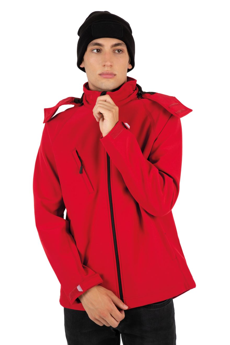 gorro con parche y forro thinsulate burgundy/blanco vista4