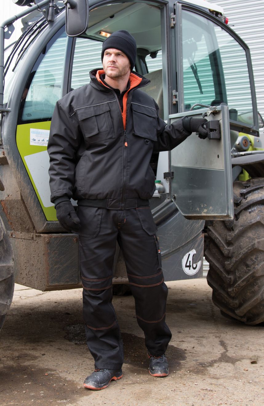 chaqueta piloto sabre manga larga burgundy/blanco vista1