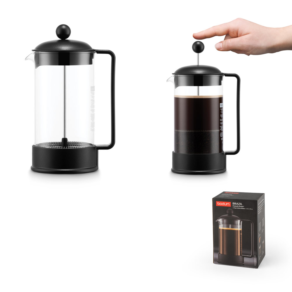 BRAZIL 350. Cafetera de prensa 350ml