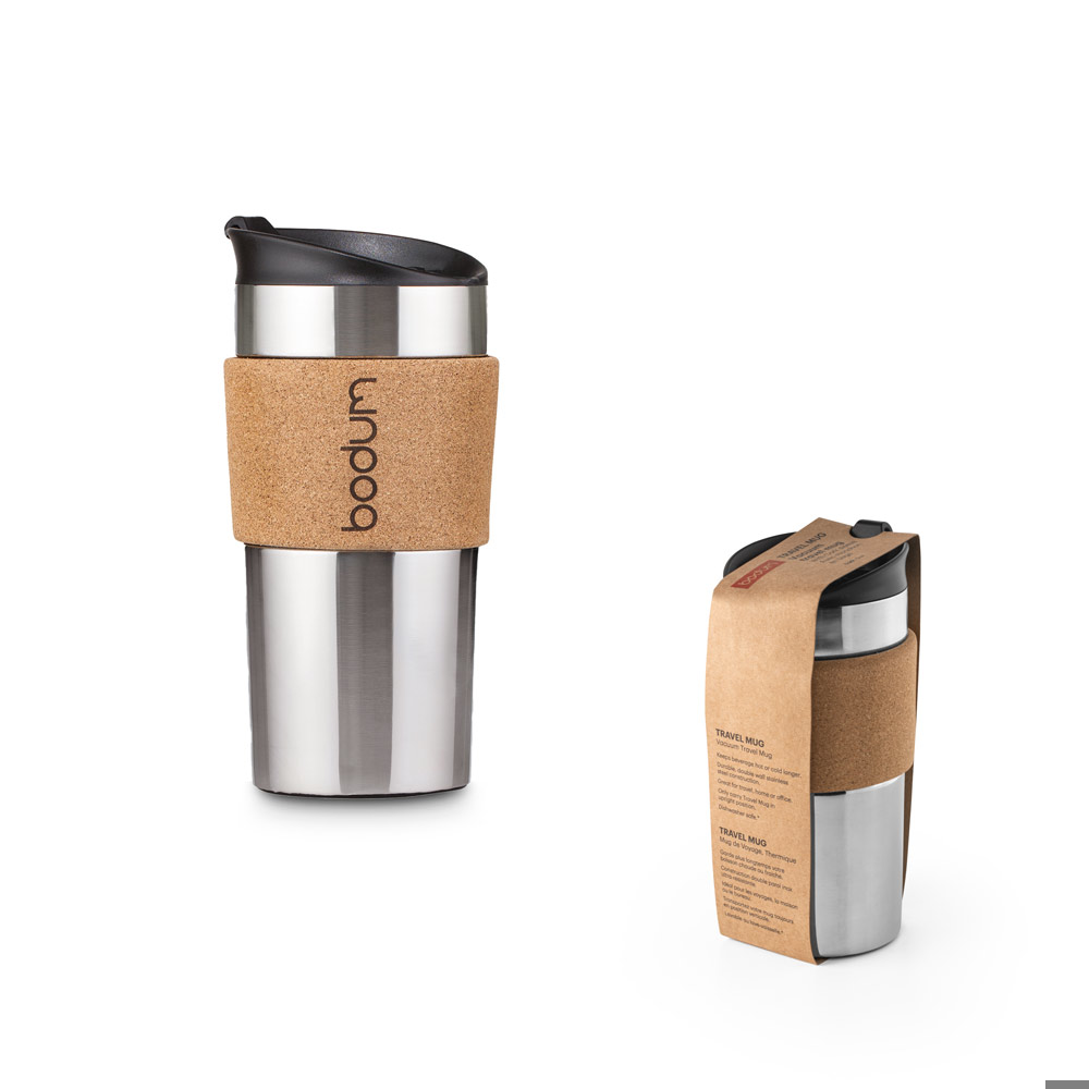 TRAVEL MUG CORK. Taza de viaje 350ml