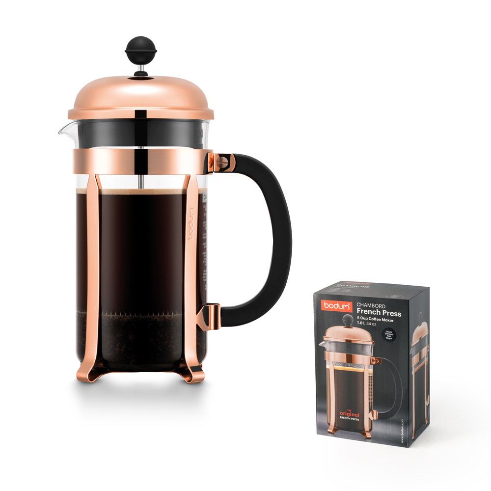 CHAMBORD COPPER 1L. Cafetera 1L