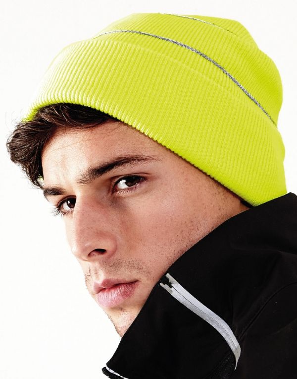 Gorros invierno beechfield viz doble capa vista 1