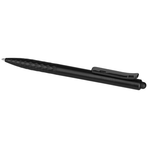 Bolígrafos de lujo stylus tri click clip de plástico con logo vista 1