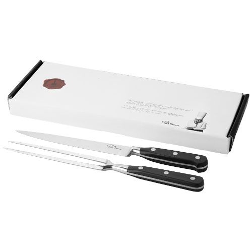 Cuchillos for carving essential de metal con logo vista 1