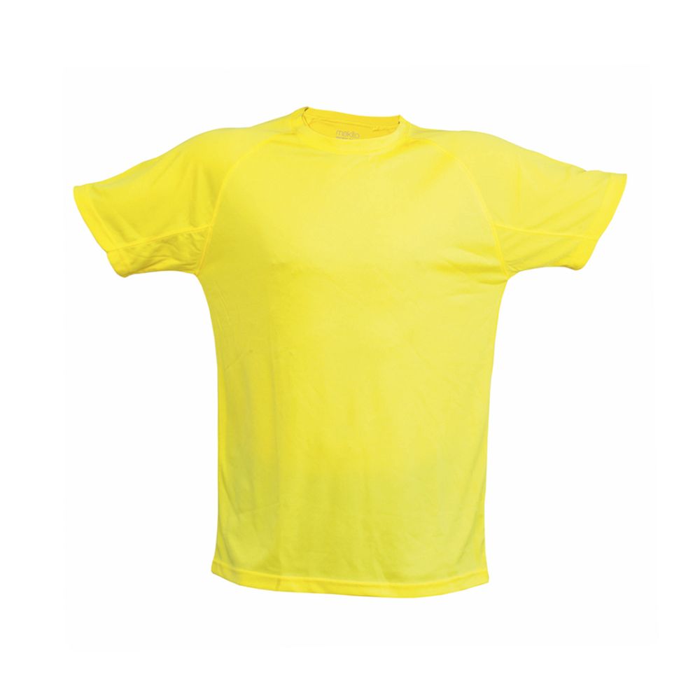 Camisetas técnicas tecnic plus unisex de poliéster con logo vista 1