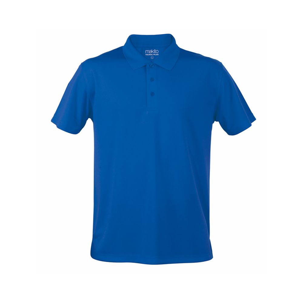 Polos técnicos deporte tecnic plus de poliéster con logo vista 1