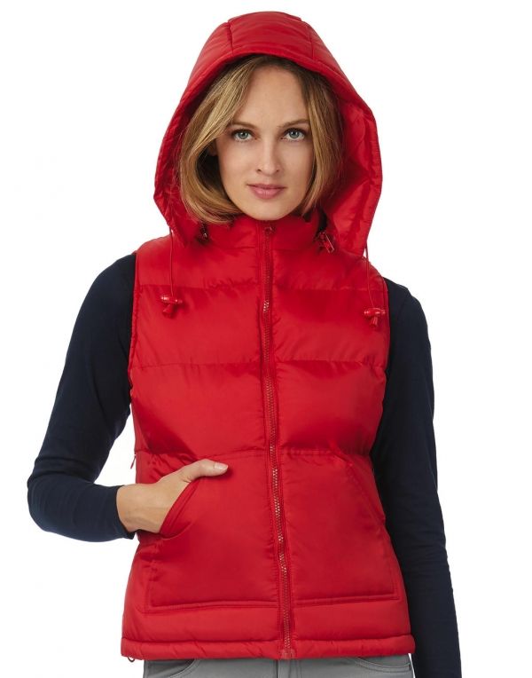 Chalecos b&c acolchado con capucha zen+women vista 1