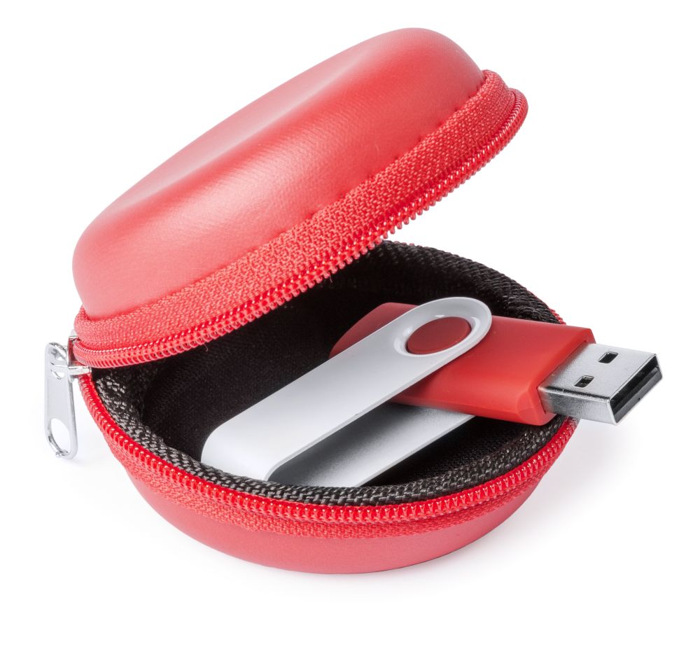 Usb personalizados shilay de polipiel con publicidad vista 1