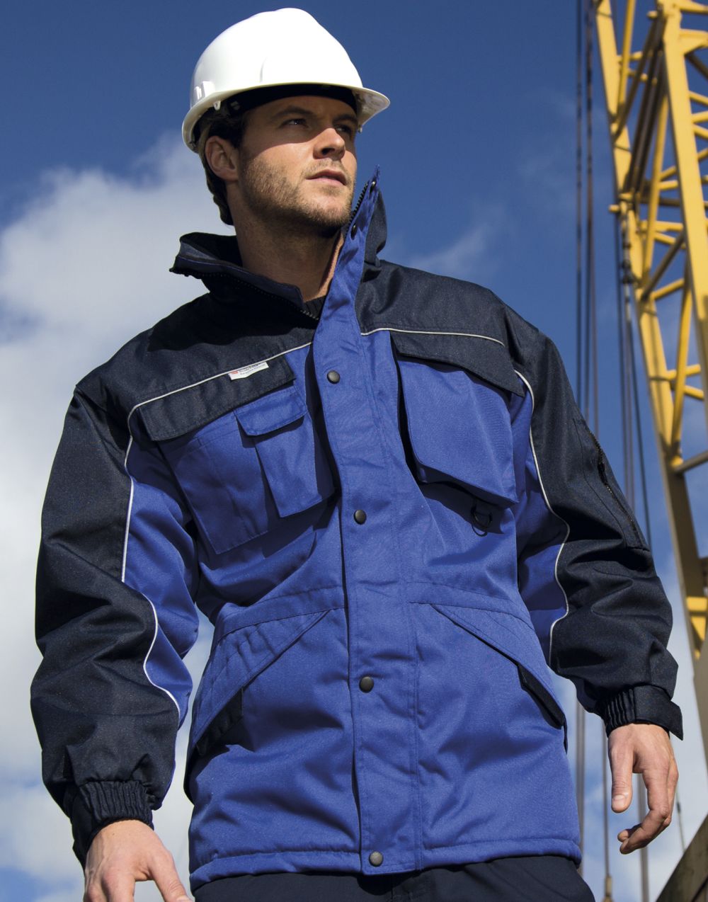 Chaquetas y cazadoras de trabajo result abrigo combo industrial workguard™ con logo vista 2