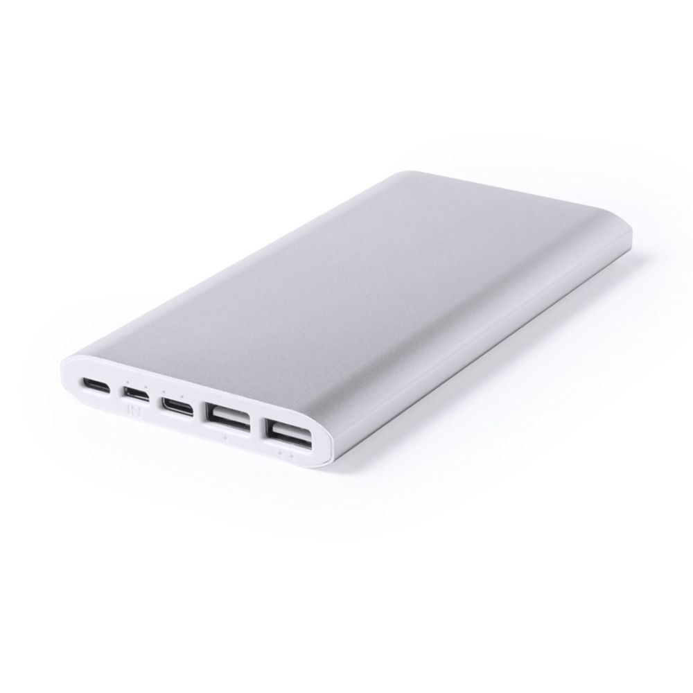 Baterias power bank backers de metal con impresión vista 1