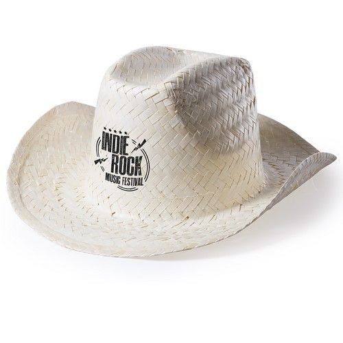 Sombreros palviz de paja con logo vista 1