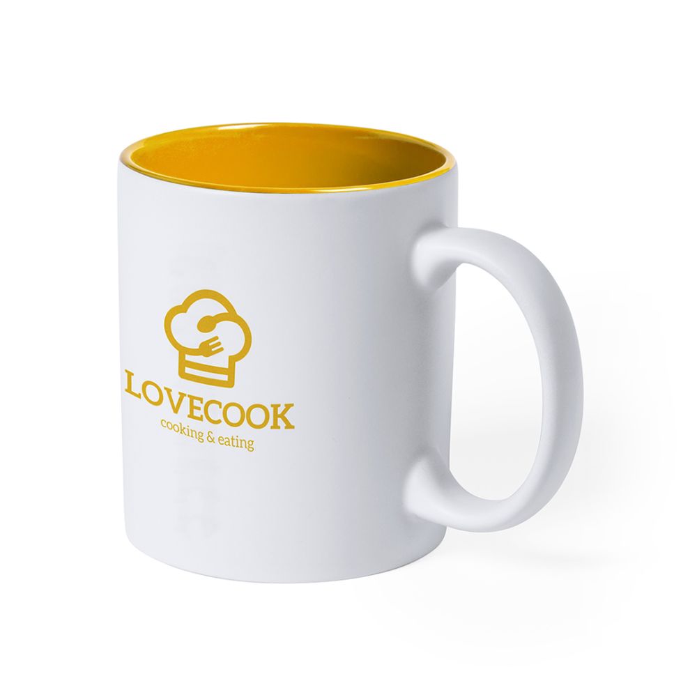 Taza clásica kulmer de cerámica vista 1