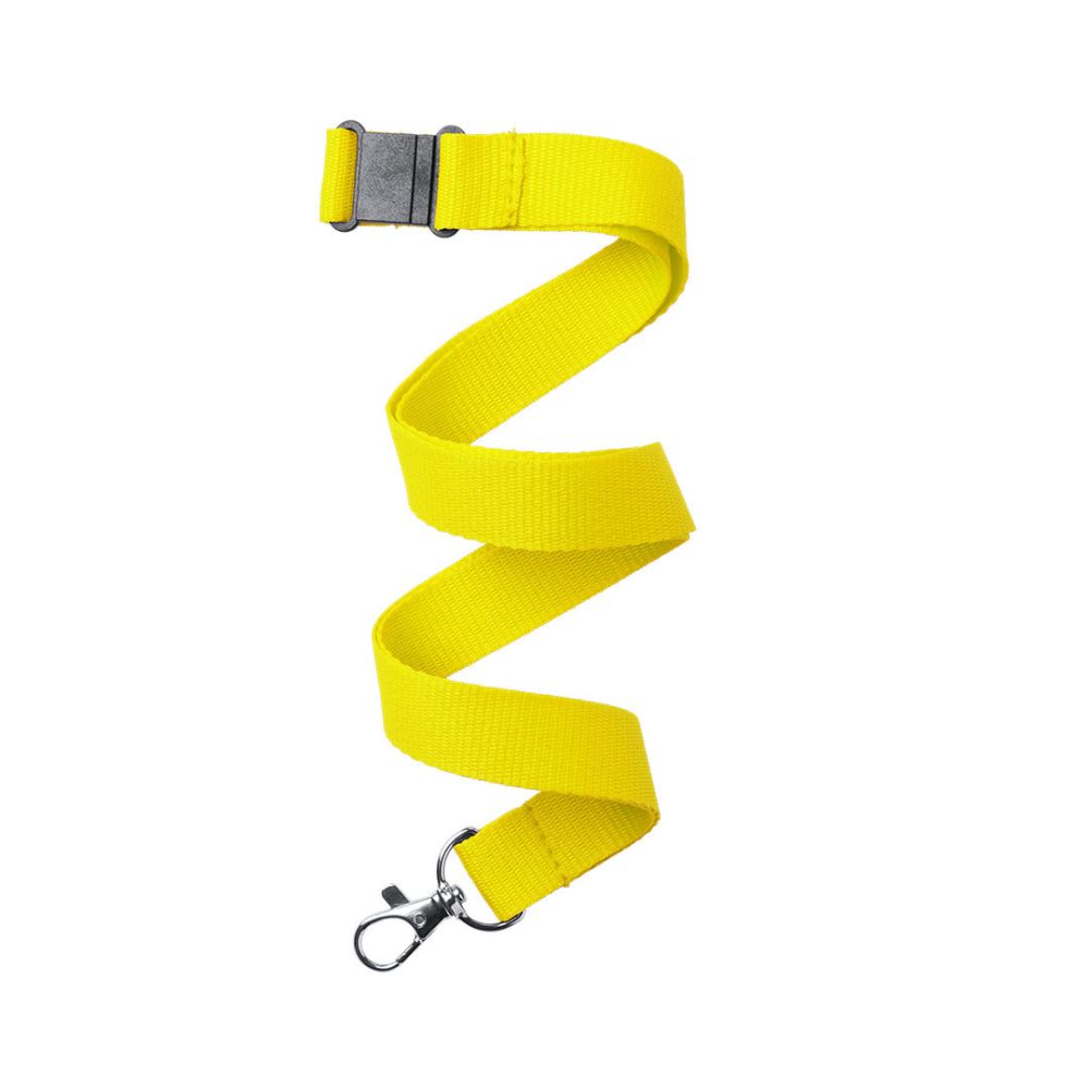 Lanyards kappin de poliéster con logo vista 1