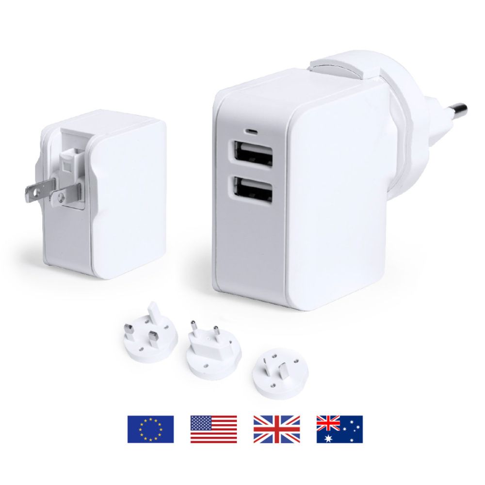 Adaptadores viaje duban con publicidad vista 1