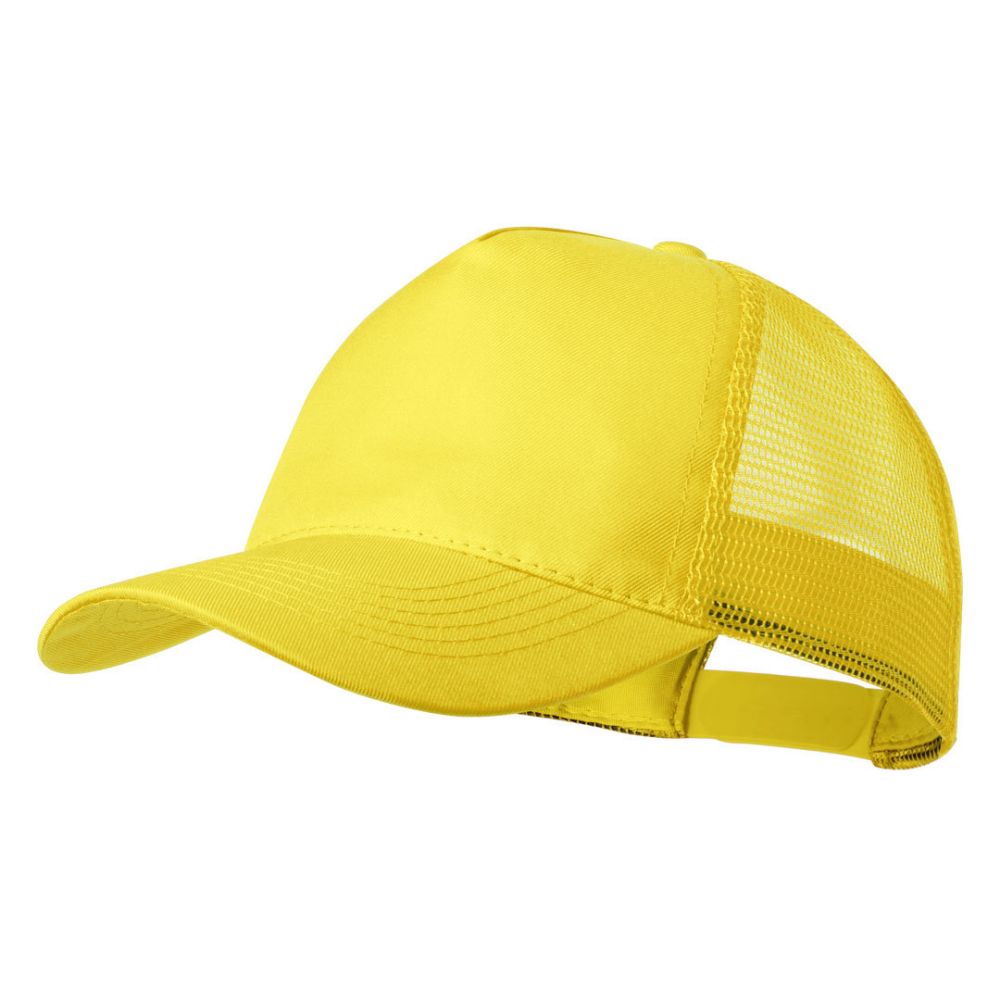 Gorras serigrafiadas clipak de poliéster con logo vista 1