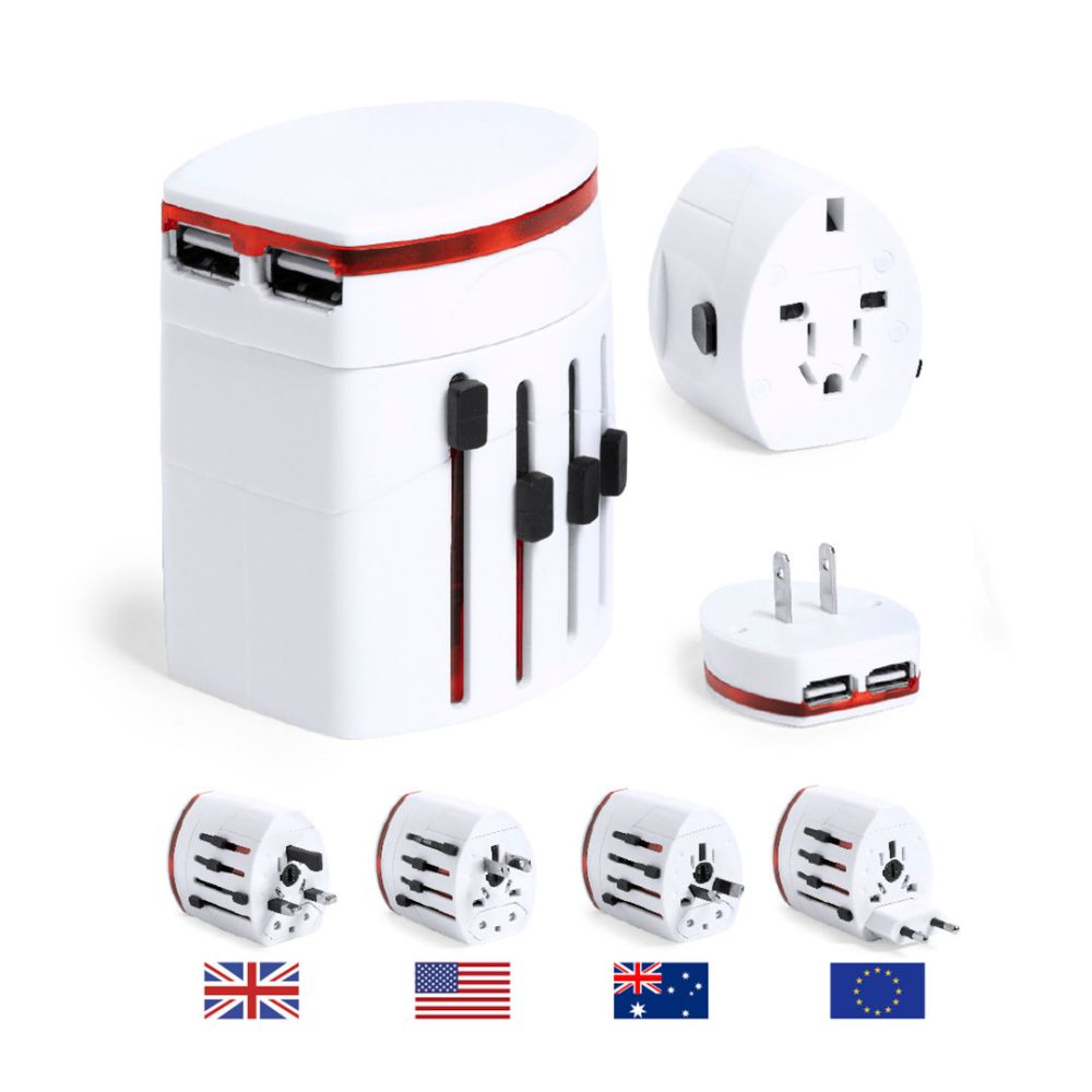Adaptadores viaje nonval con impresión vista 2