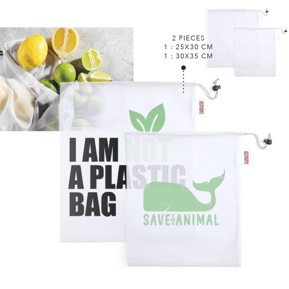 Bolsas compra kortal de poliéster ecológico con impresión vista 2