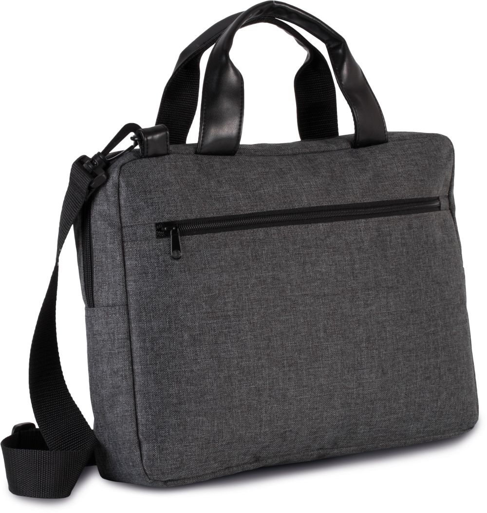 bolsa porta documentos / portátil burgundy/blanco vista2