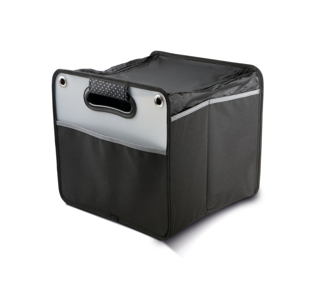 organizador para maletero con solapa burgundy/blanco vista2