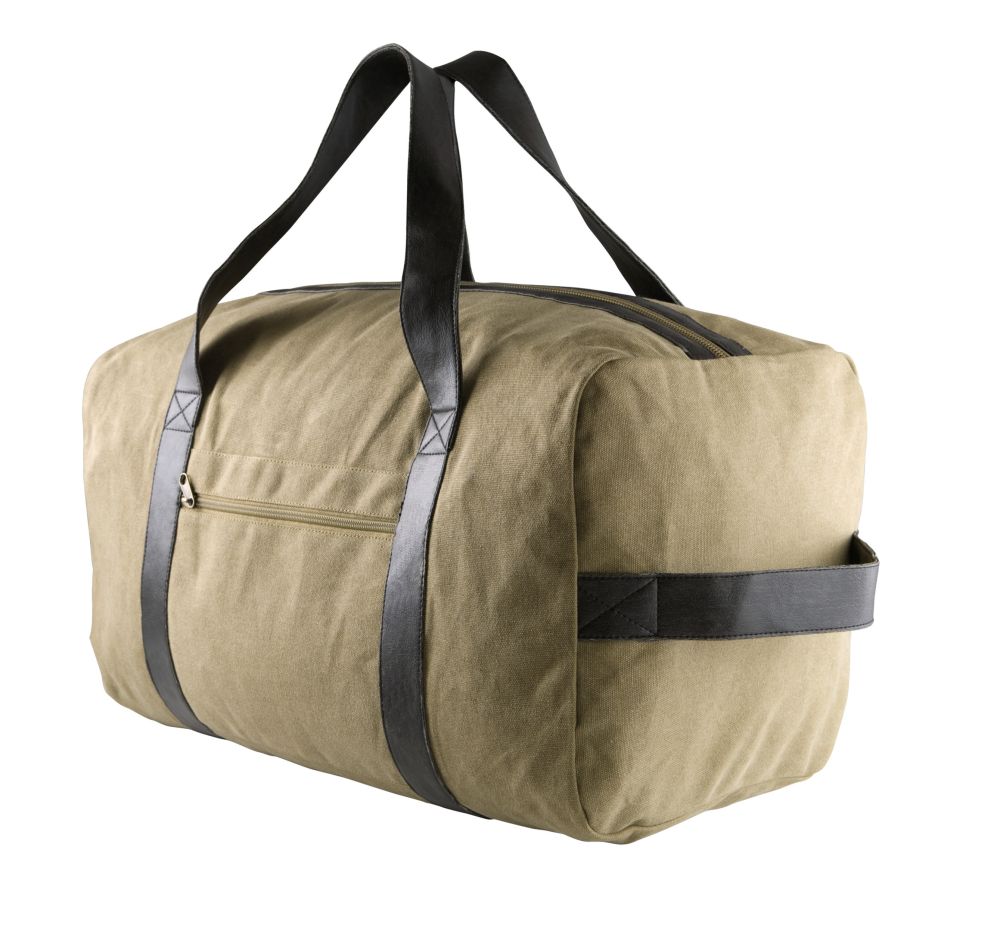 Bolsa Viaje Lona Asas PVC Vintage