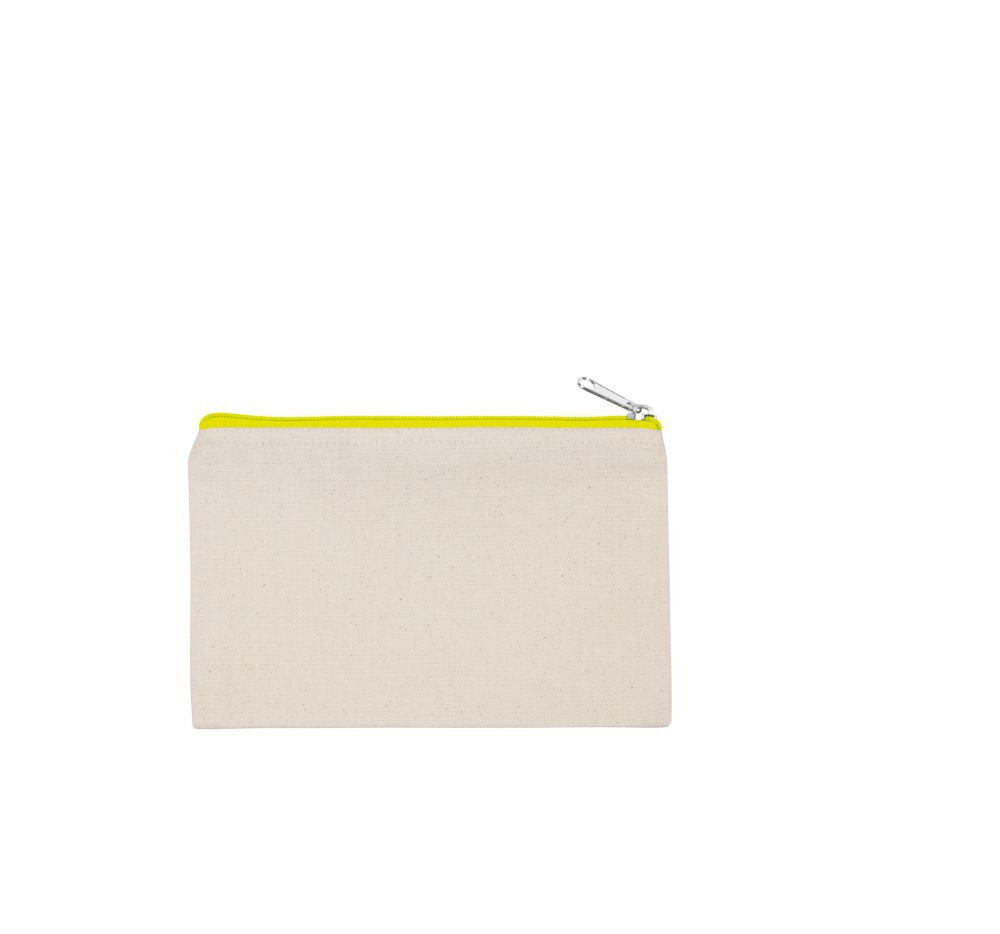 estuche de algodón canvas, modelo pequeño burgundy/blanco vista1