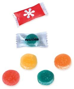 Caramelos publicidad pectina envoltorio sobre (flowpack) (mínimo 50 kg)