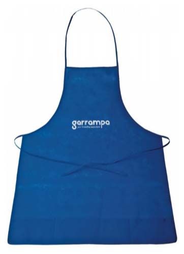 Delantales publicitarios apron no tejido con publicidad vista 2