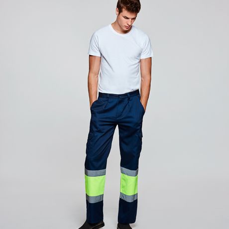 Pantalones reflectantes roly soan de algodon con impresión vista 1