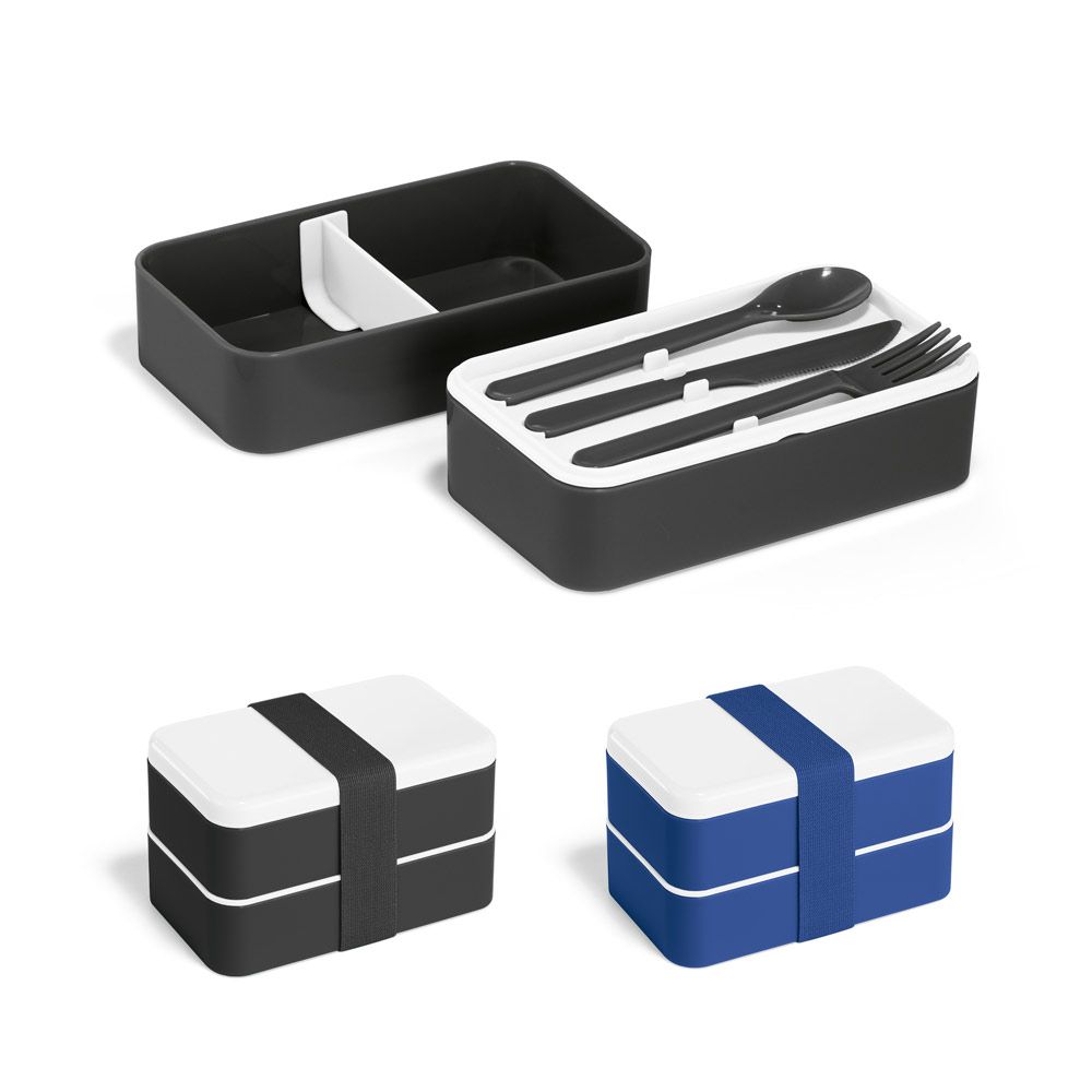 bocuse. caja hermética de 680 ml burgundy/blanco vista1