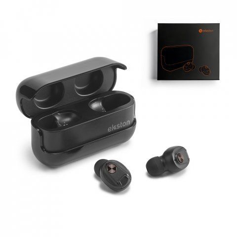 Auriculares botón ekston wiretap de plástico con impresión vista 7