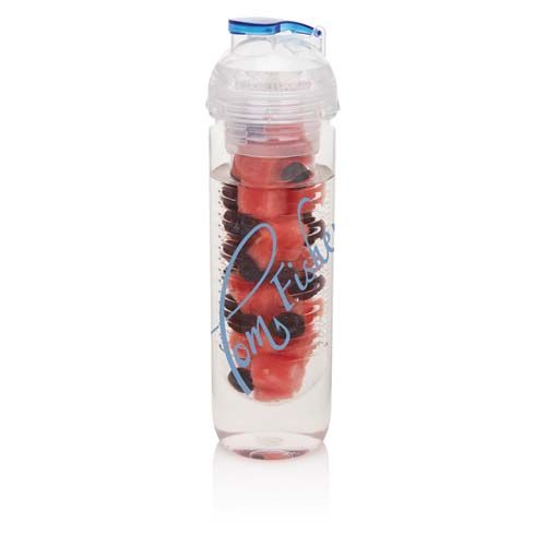 Botella Tritan 800ml Compartimento Frutas